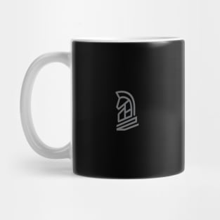 simple knight chess pieces Mug